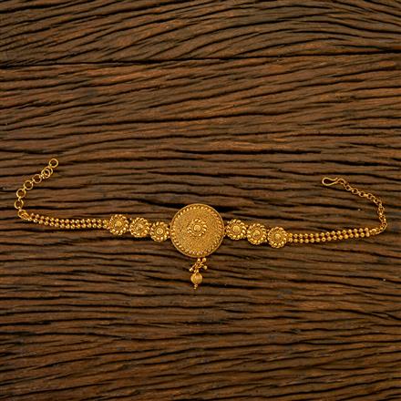 Antique Plain Baju Band with gold plating