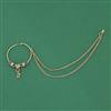 Antique Pressing Nose Ring With Mehndi Plating