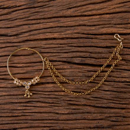 Antique Pressing Nose ring with Mehndi Plating