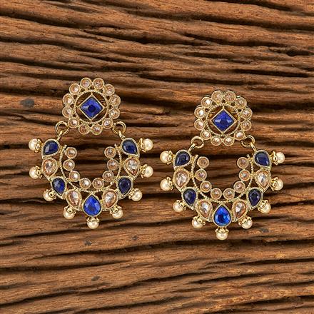 Antique Chand Earring with mehndi plating