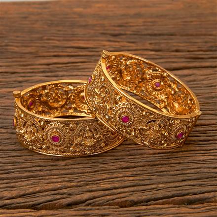 Antique Temple Bangles with Gold Plating