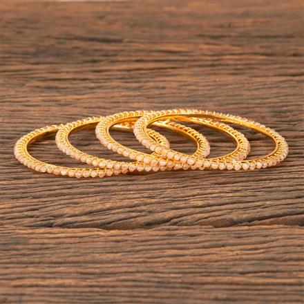 Antique Delicate Bangles With Gold Plating