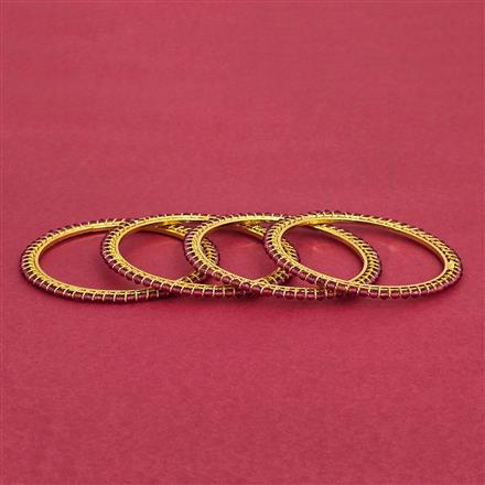 Antique Delicate Bangles With Gold Plating
