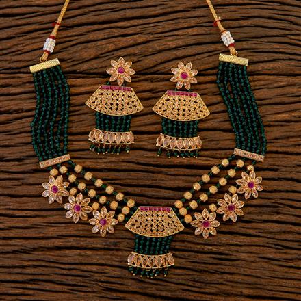 Antique Choker Necklace with gold plating