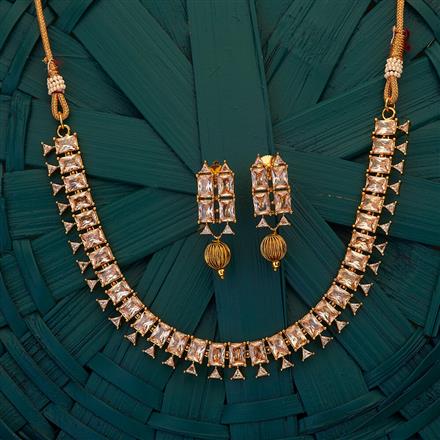 Antique Delicate Necklace with gold plating