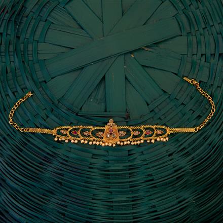 Antique Classic Baju Band with gold plating