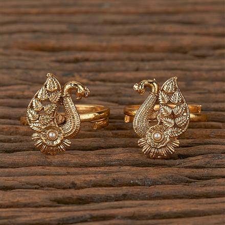 Antique Classic Toe Ring With Gold Plating