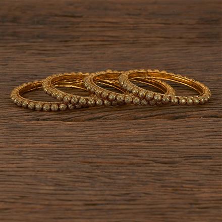 Antique Plain Bangles With Gold Plating