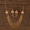 Antique Long Necklace With Gold Plating