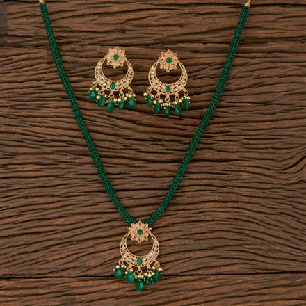 Antique Classic Pendant Set With Gold Plating