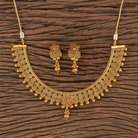 Antique Classic Necklace With Gold Plating