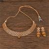 Antique Mukut Necklace With Gold Plating