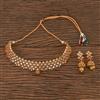 Antique Mukut Necklace With Gold Plating