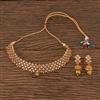 Antique Mukut Necklace With Gold Plating
