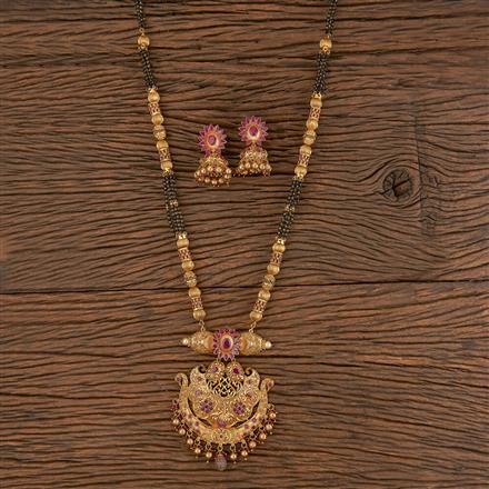 Antique Classic Mangalsutra With Gold Plating