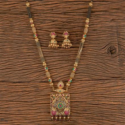 Antique Classic Mangalsutra With Gold Plating