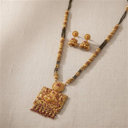 Antique Classic Mangalsutra With Gold Plating