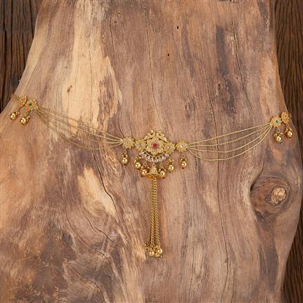 Antique Peacock Kamar Patta With Gold Plating