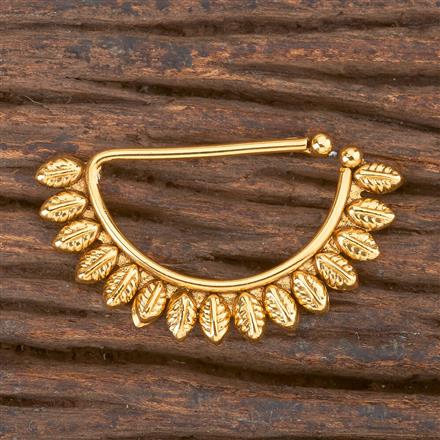 Antique Pressing Nose Ring With Gold Plating