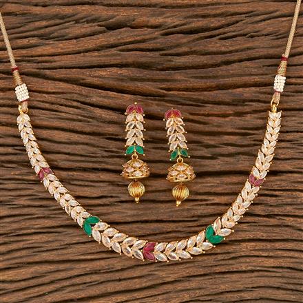 Antique Delicate Necklace With Gold Plating