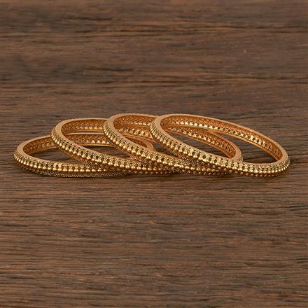 Antique Plain Bangles With Gold Plating