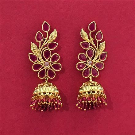 Antique Jhumkis with gold plating