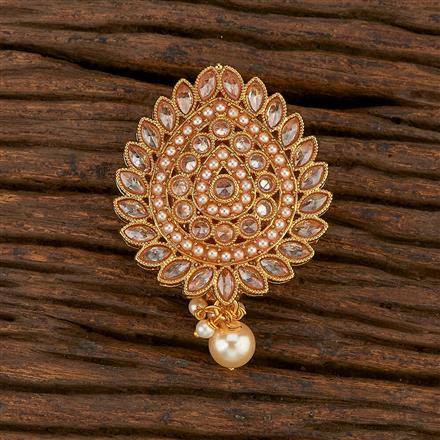Buy Antique Classic Brooch With Gold Plating 207152 | Kanhai Jewels