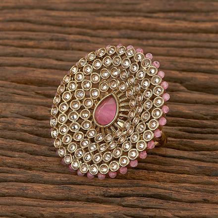 Antique Classic Ring With Mehndi Plating
