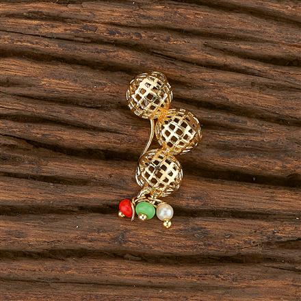 Antique Pressing Nose Ring With Gold Plating