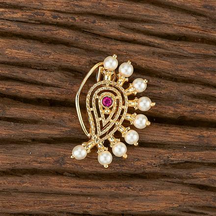 Antique Pressing Nose Ring With Gold Plating