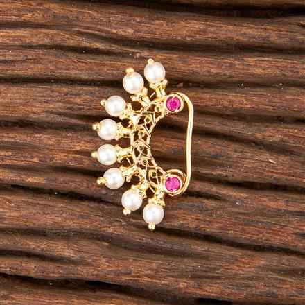 Antique Pressing Nose Ring With Gold Plating