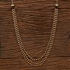 Antique Long Necklace With Gold Plating