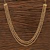 Antique Long Necklace With Gold Plating