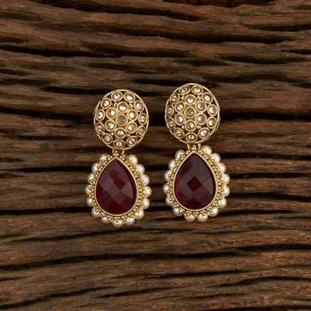 Antique Classic Earring With Mehndi Plating