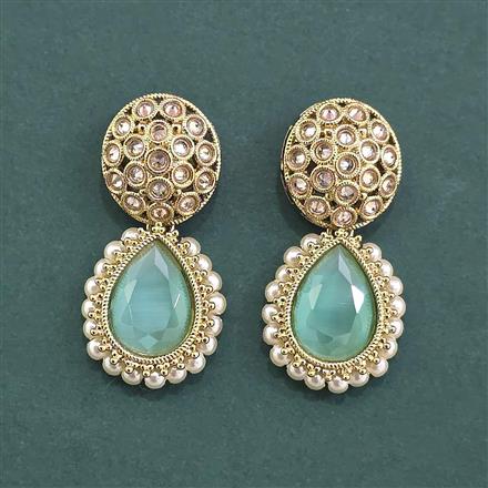 Antique Classic Earring With Mehndi Plating