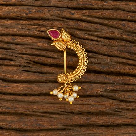 Antique Pressing Nose Ring With Gold Plating