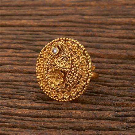 Antique Classic Ring With Gold Plating