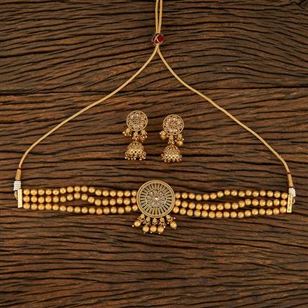 Antique Mala Necklace With Gold Plating