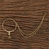 Antique Pressing Nose Ring With Mehndi Plating