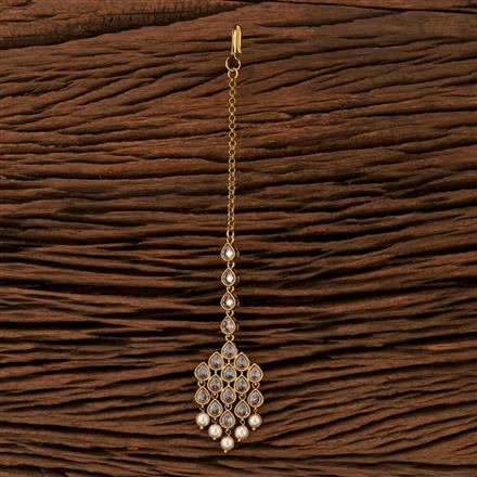 Antique Classic Tikka With Mehndi Plating