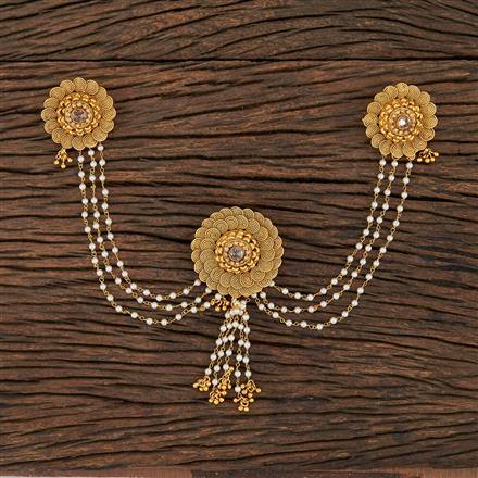 Antique Classic Hair Brooch With Gold Plating