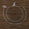 Antique Delicate Payal With Rhodium Plating