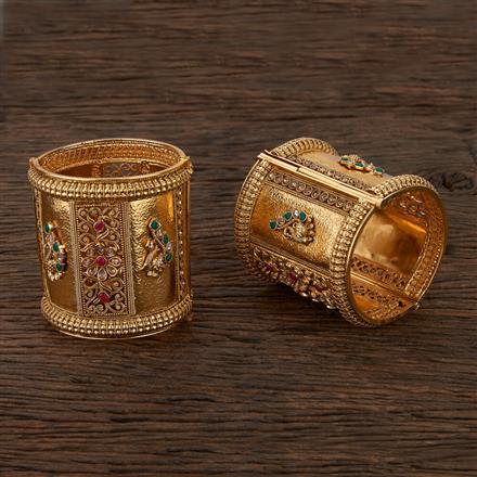 Antique Openable Bangles With Gold Plating