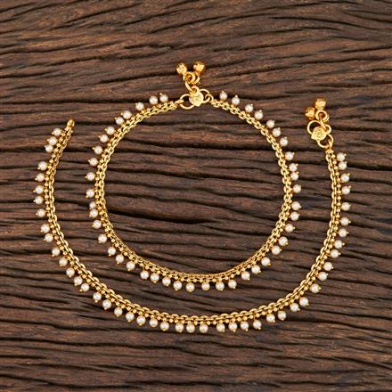 Antique Delicate Payal With Gold Plating