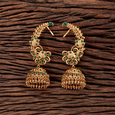 Antique Earcuffs With Matte Gold Plating