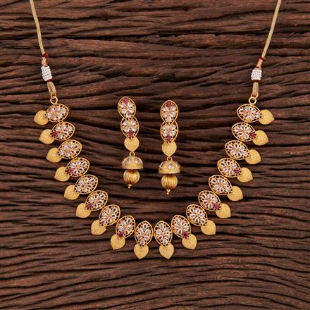 Antique Classic Necklace With Gold Plating