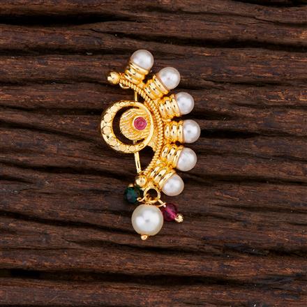 Antique Pressing Nose Ring With Gold Plating