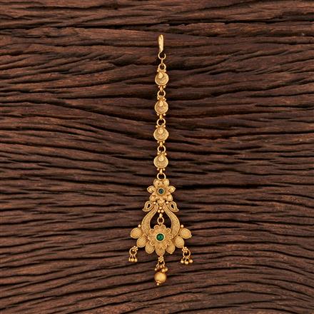Antique Chand Tikka With Matte Gold Plating