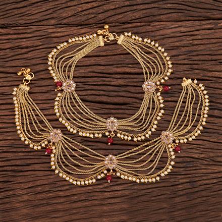 Antique Classic Payal With Gold Plating