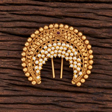 Antique Classic Hair Brooch With Gold Plating